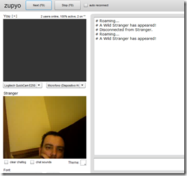Zupyo è una nuova videochat random nata sulla scia di Chatroulette. - IpCeI